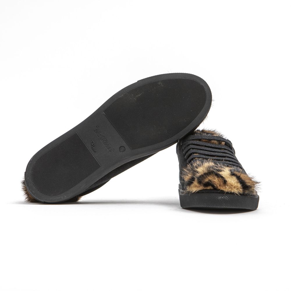 Mr&Mrs Italy Black Leather Sneaker