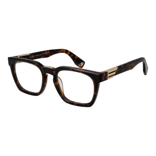 Police Brown Cellulose Acetate Glasses (Frames)