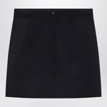 S Max Mara Mini skirt in midnight blue wool AIDACO/R_MAXS-081_102