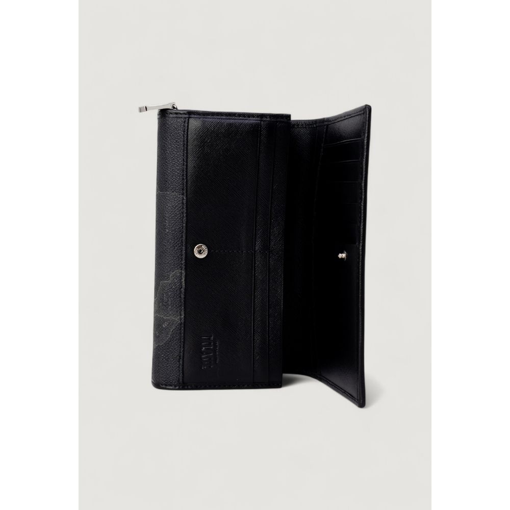 Alviero Martini Prima Classe Black Leather Wallet