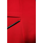 Armani Exchange Red Above Knee Long Sleeves Sheath Dress