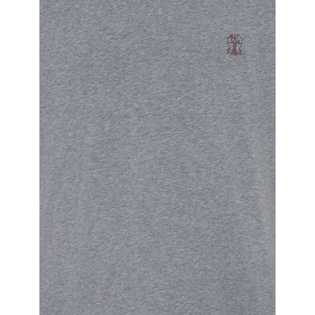 Brunello Cucinelli T-shirts and Polos Grey