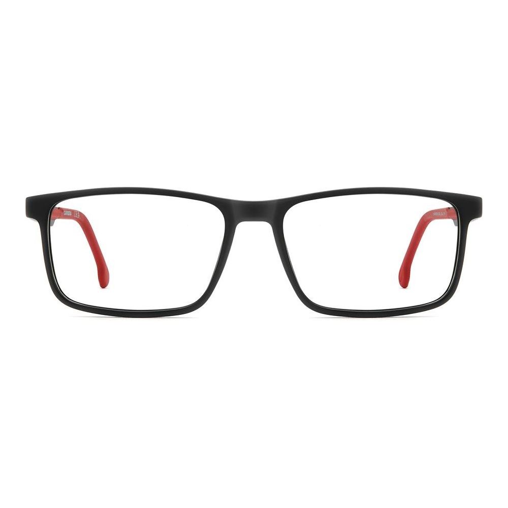 CARRERA MOD. CARRERA 8920 gent glasses, black frame with red accents, front view.