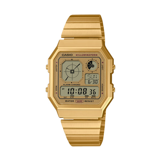 CASIO VINTAGE Mod. RETRO FUTURE EDGY COLLECTION - FULL GOLD WATCHES