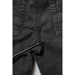 Dolce & Gabbana Black Cotton Low Waist Skinny Denim Jeans