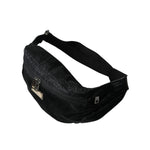 Dolce & Gabbana Black Nylon Logo Plaque Belt Waist Fanny Pack Bag