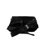 Dolce & Gabbana Black Nylon Logo Plaque Belt Waist Fanny Pack Bag