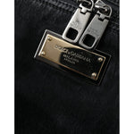 Dolce & Gabbana Black Nylon Logo Plaque Belt Waist Fanny Pack Bag