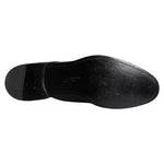 Dolce & Gabbana Black Calfskin Leather Derby Men Dress Shoes MV5705-43