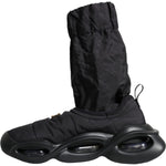 Dolce & Gabbana Black Slip On Wave Socks Sneakers Shoes LA11954-39