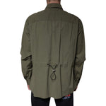 Dolce & Gabbana Military Green Cotton Bend Collared Coat Jacket JKT41245-40