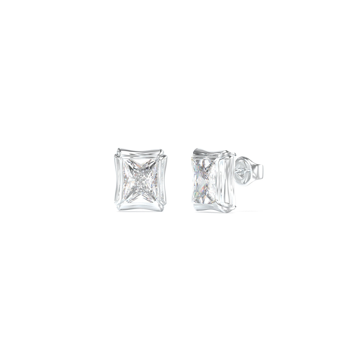 Elegant earrings from GUESS JEWELS JEWELRY Mod. JUBE05174JWRHT-U collection, featuring a modern design perfect for any occasion.