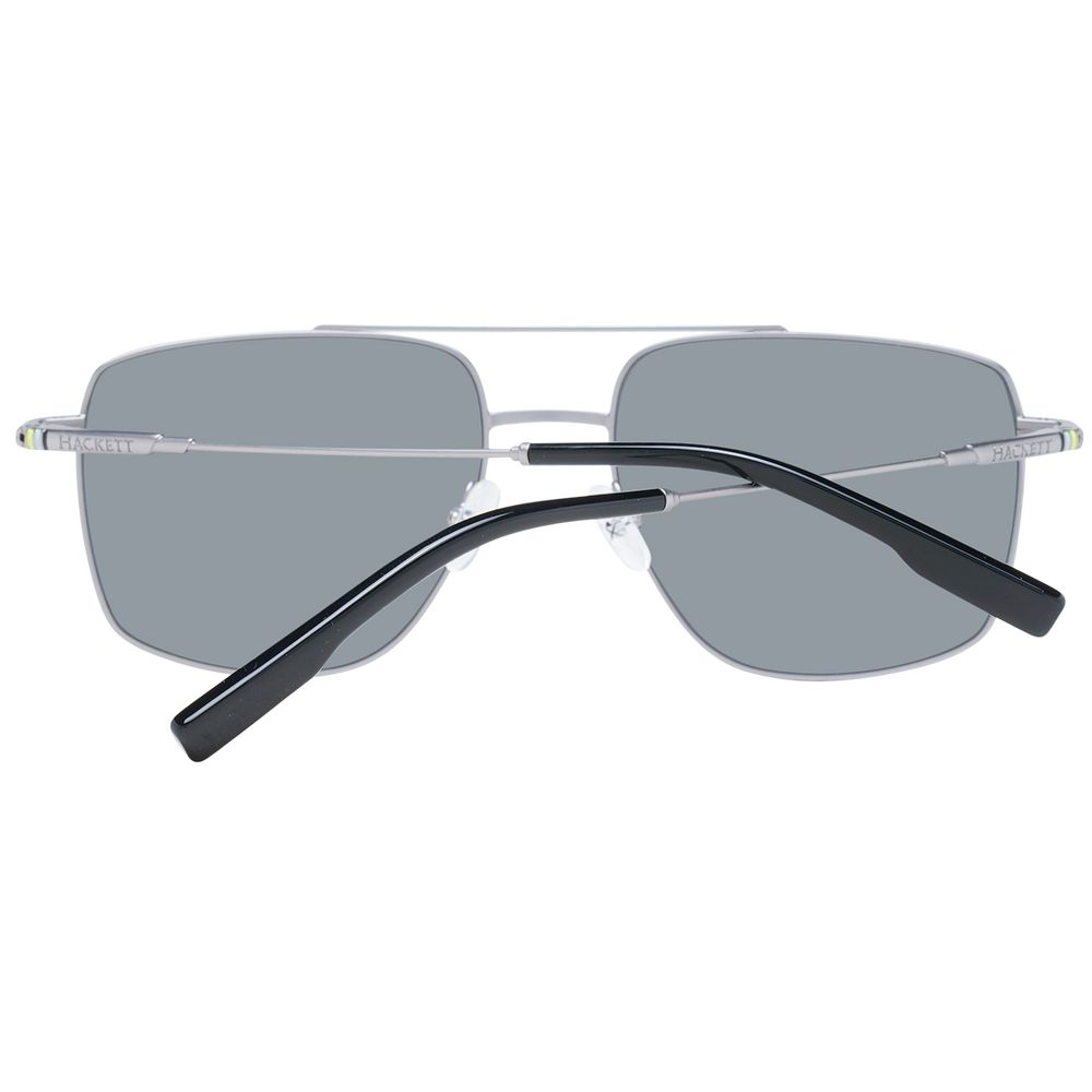 Hackett Gray Metal Sunglasses