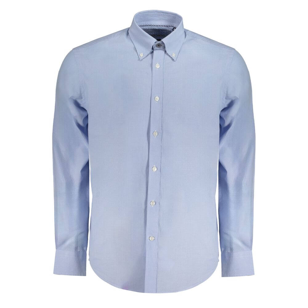 Harmont & Blaine Light Blue Cotton Men Shirt