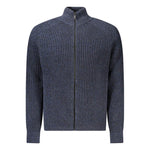 Hugo Boss Blue Wool Men Cardigan
