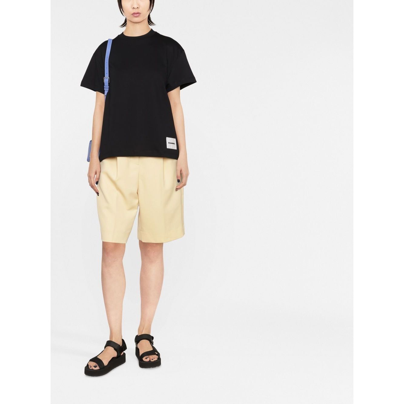 JIL SANDER PLUS T-shirts and Polos Black Topwear