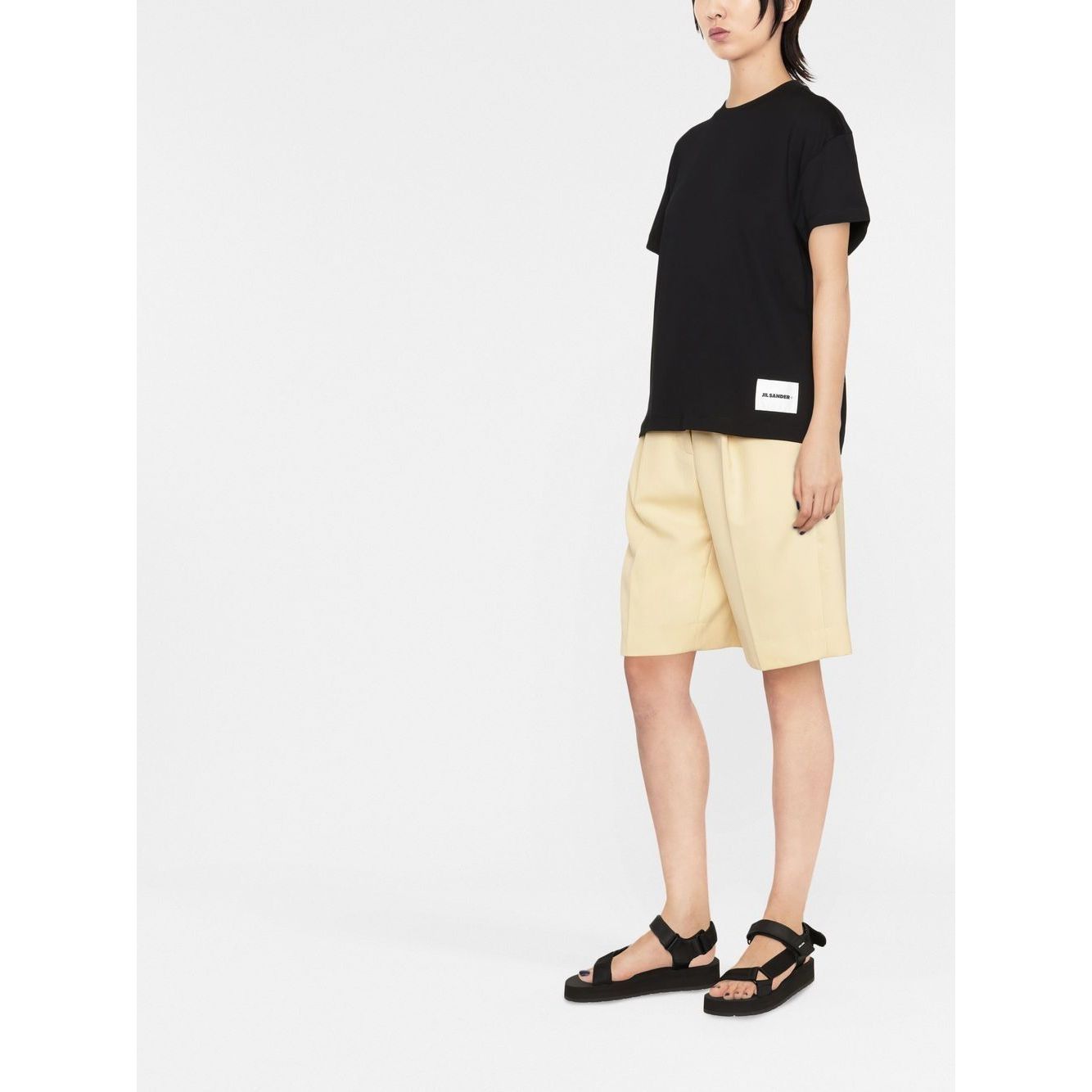 JIL SANDER PLUS T-shirts and Polos Black Topwear