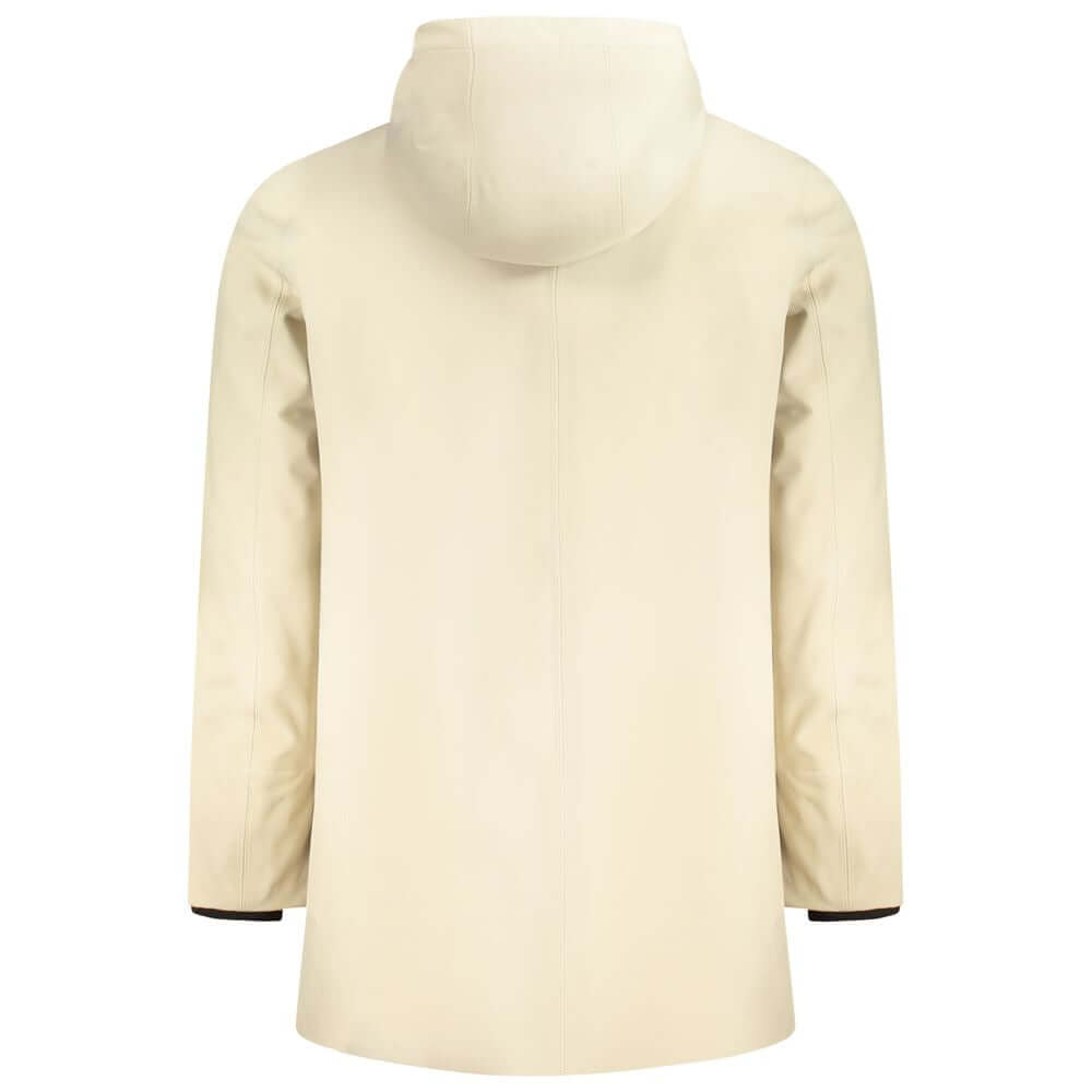 K-WAY Beige Polyester Men Trench Coat