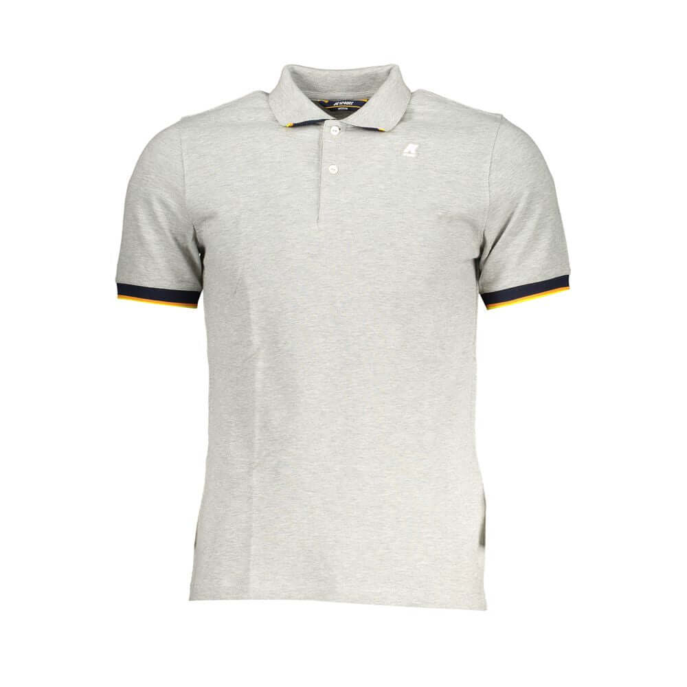 K-WAY Brown Cotton Men Polo Shirt