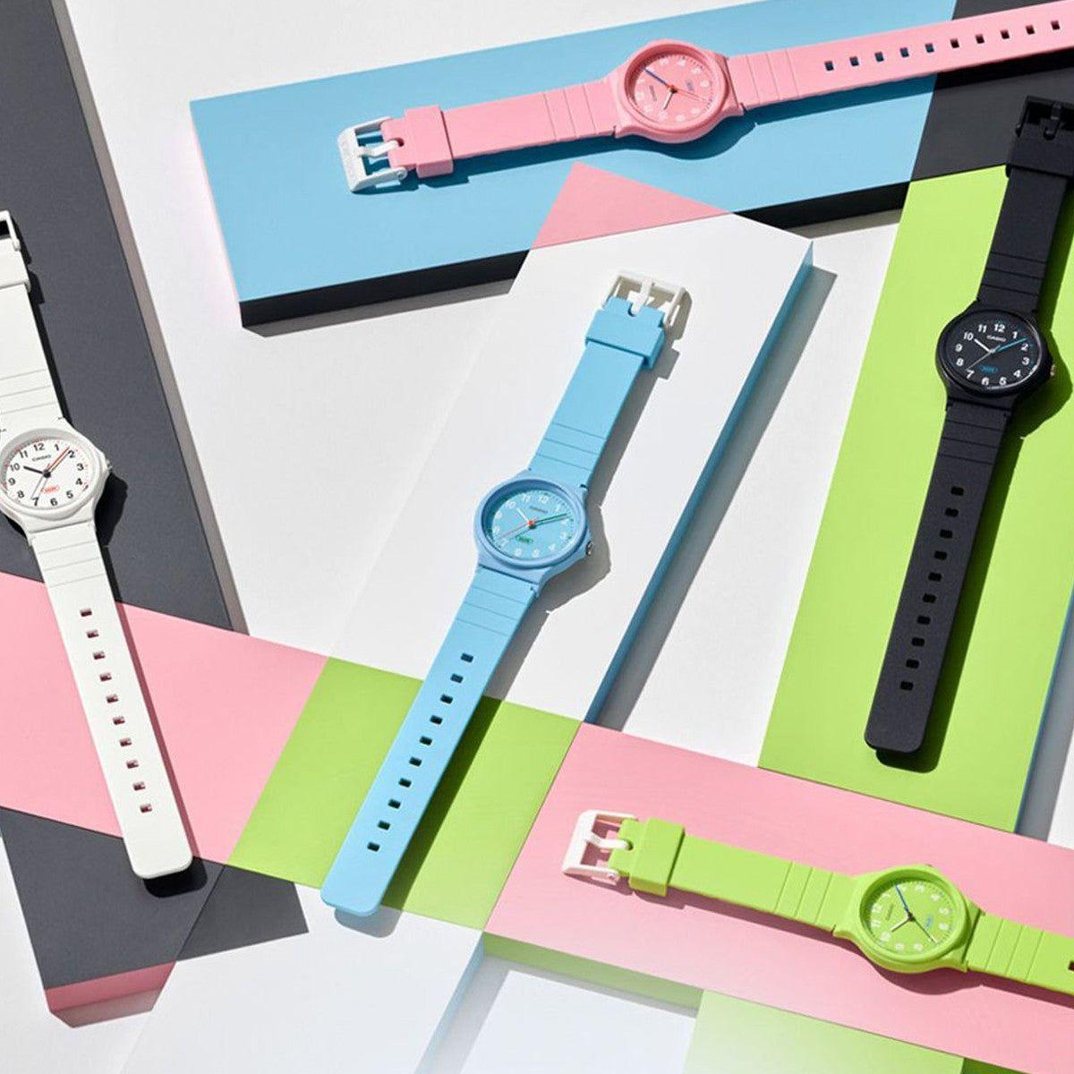 CASIO TIMELESS COLLECTION POP - BIO RESIN STRAP - PINK WATCHES CASIO CLASSIC & VINTAGE Light Gray