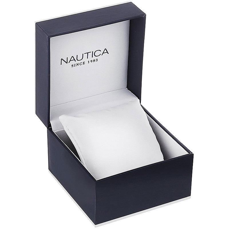 Official box for NAUTICA Mod. NAPATS301 quartz gent watch with mineral dial and 44 mm case.