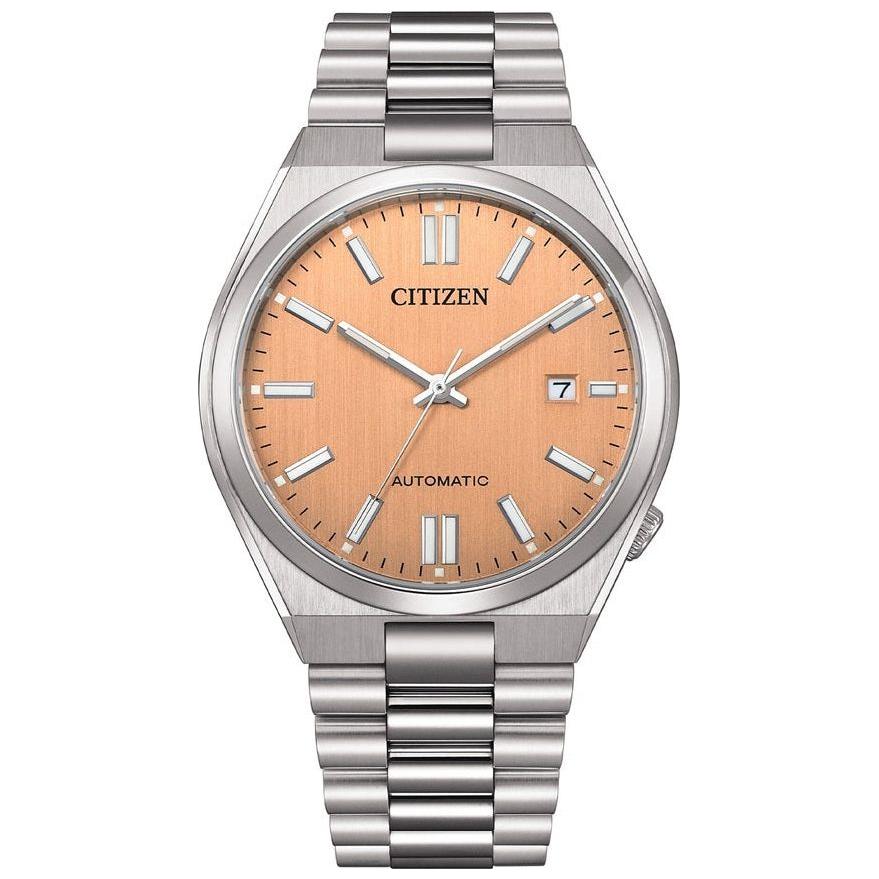 CITIZEN Mod. TSUYOSA Automatic - SALMON PINK WATCHES CITIZEN Rosy Brown