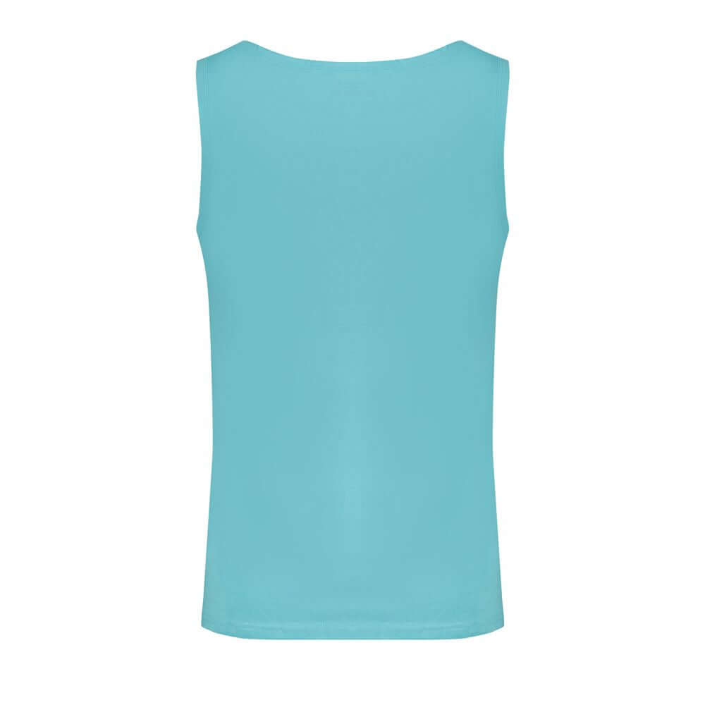 Norway 1963 Blue Cotton Men's Tank Top