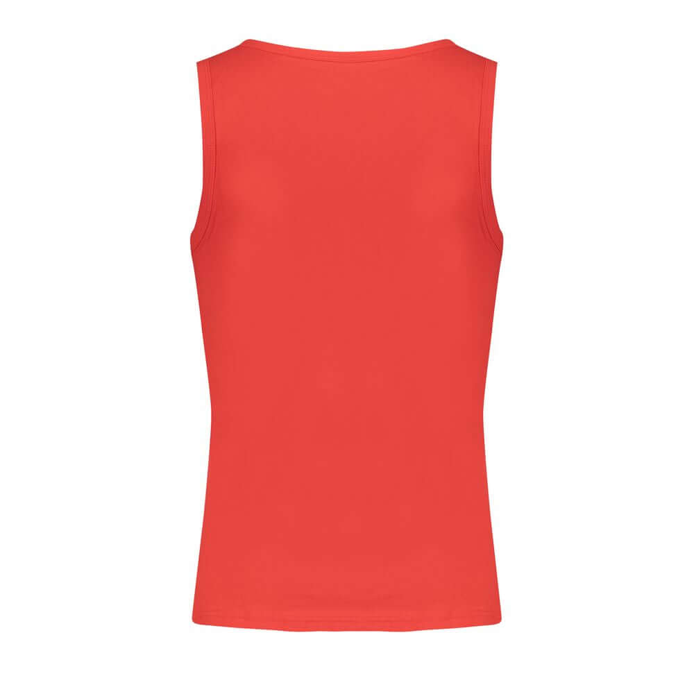 Norway 1963 Red Cotton Men Tank Top