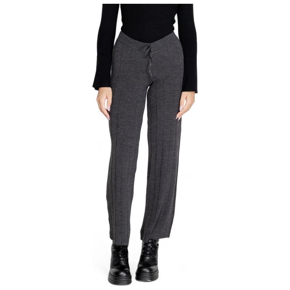 Only Gray Acrylic Jeans & Pant ON7000001737925RO