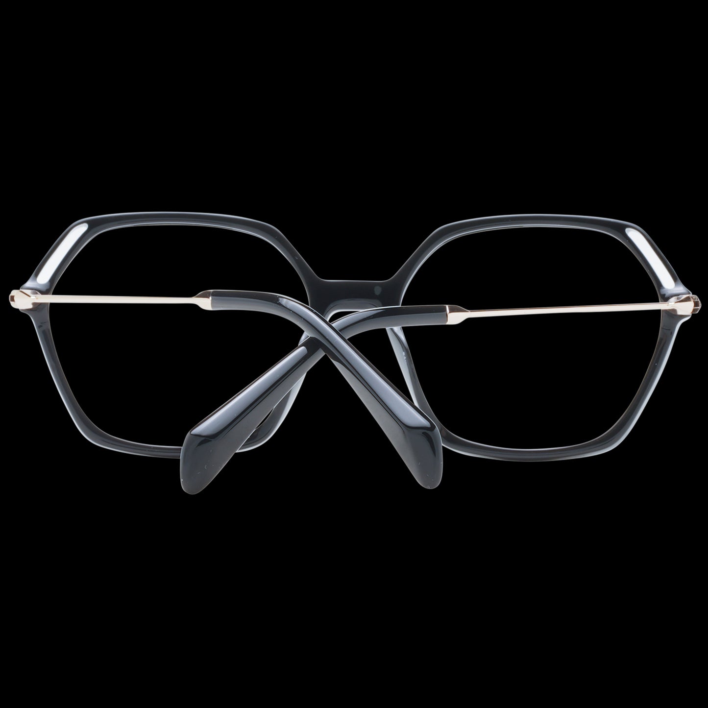 Lady's eyeglasses, POLICE MOD. VPLD23M 540700, featuring a modern geometric design with sleek black frames and gold accents.