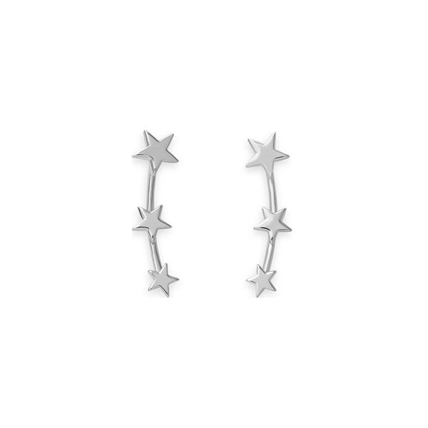 ROSEFIELD JEWELS JEWELRY Mod. JTSSS-J062 silver star earrings showcasing stylish design