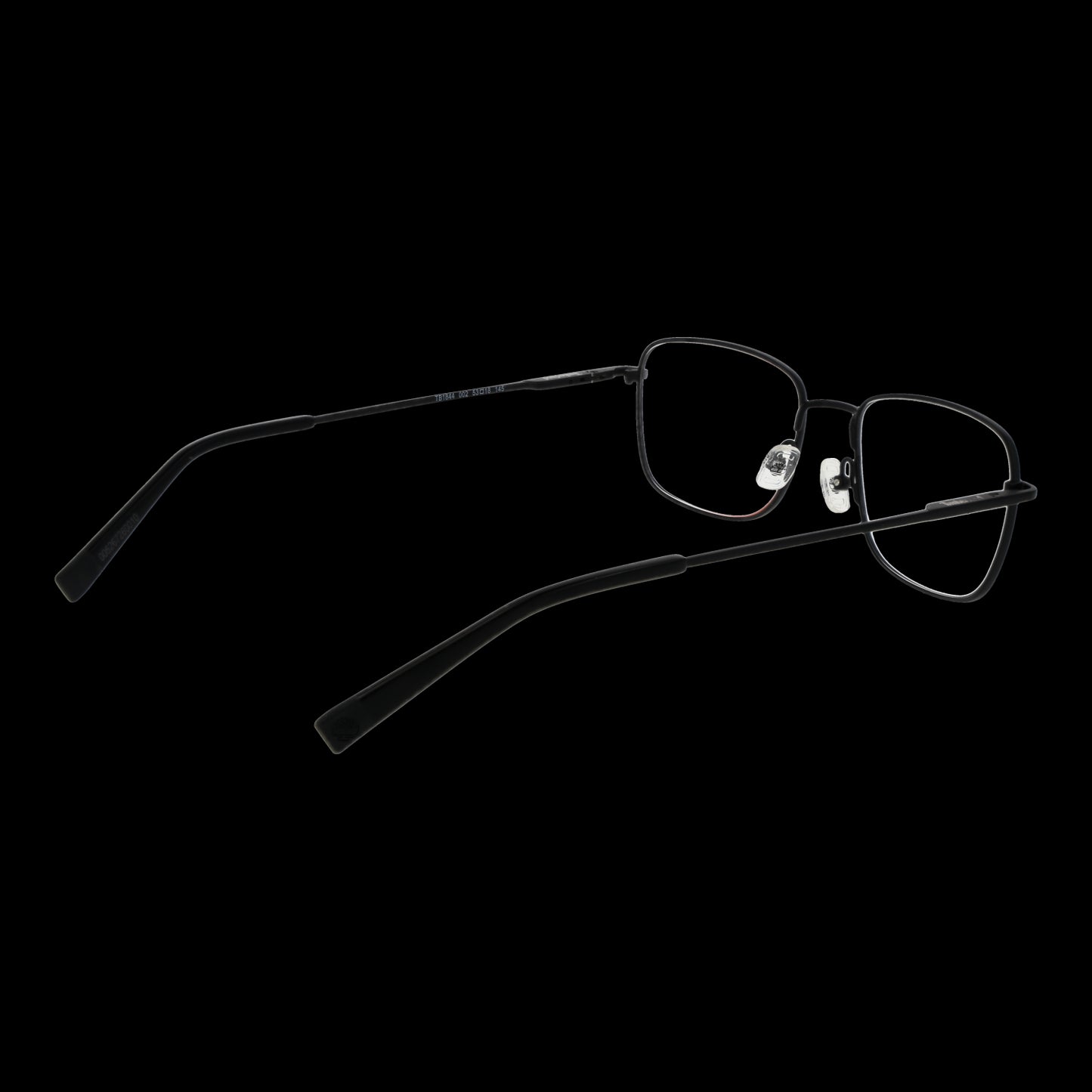 Gent's eyeglasses TIMBERLAND MOD. TB1844 53002 with black frames displayed on a black background.