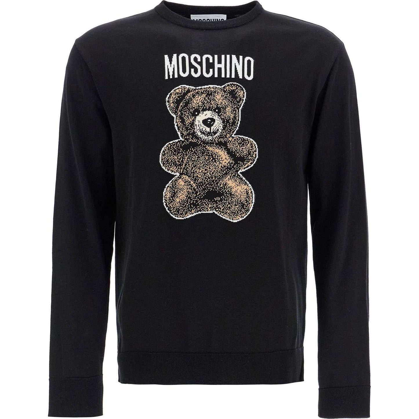 moschino teddy bear cotton t-shirt Knitwear Moschino Black