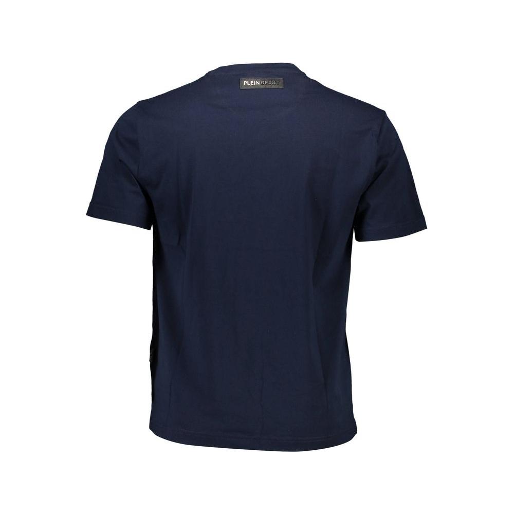 Plein Sport Plein Sport Blue Cotton Men T-Shirt