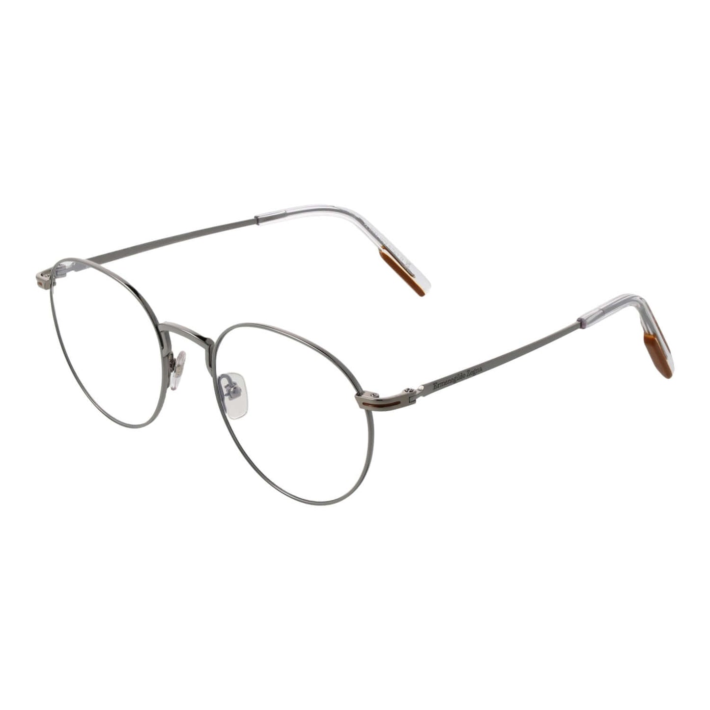 Ermenegildo Zegna Mod. EZ5221 51016 gent's eyeglasses featuring sleek metal frames and minimalist design for sophisticated style