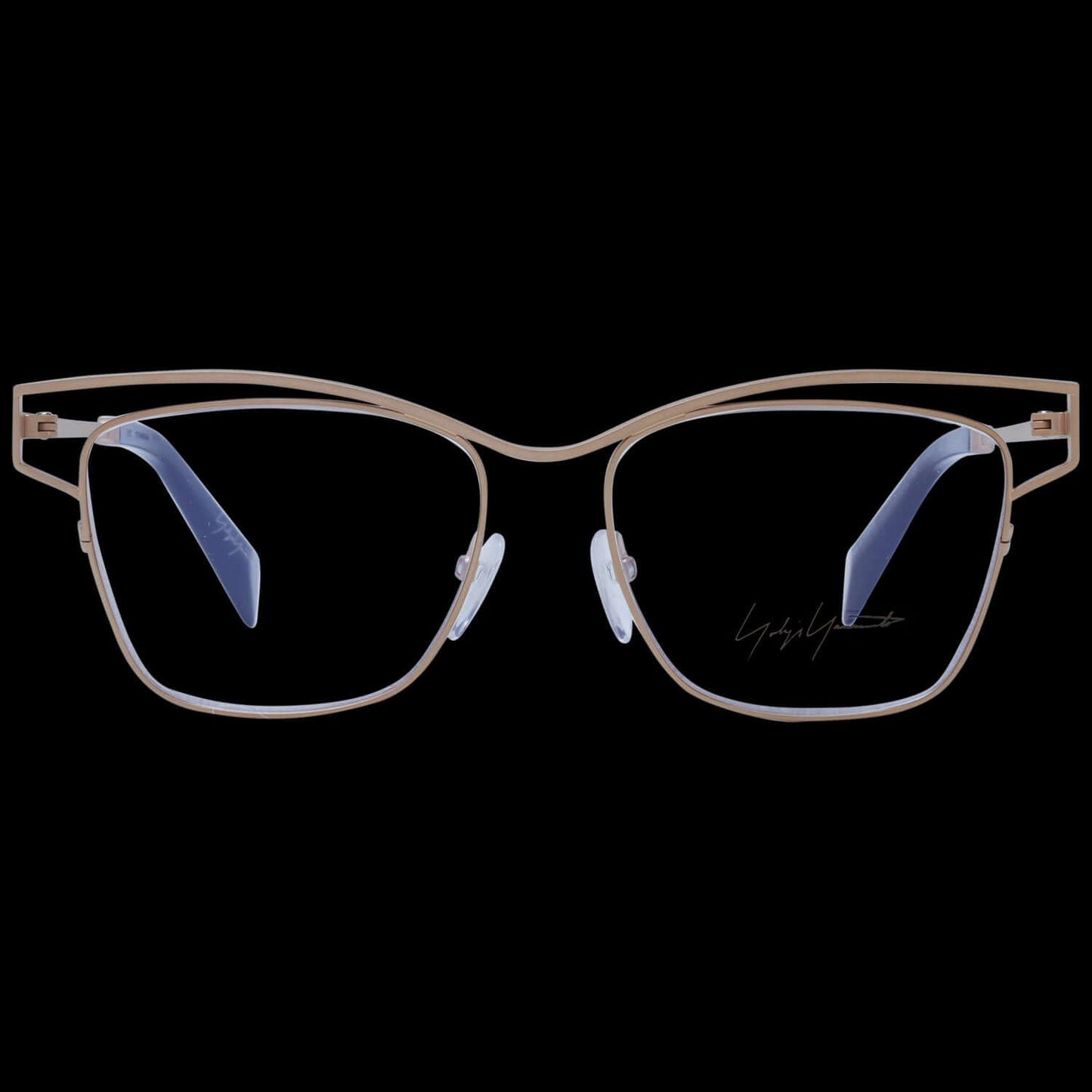 YOHJI YAMAMOTO MOD. YY3019 51401 women's eyeglasses with elegant metal frame, front view