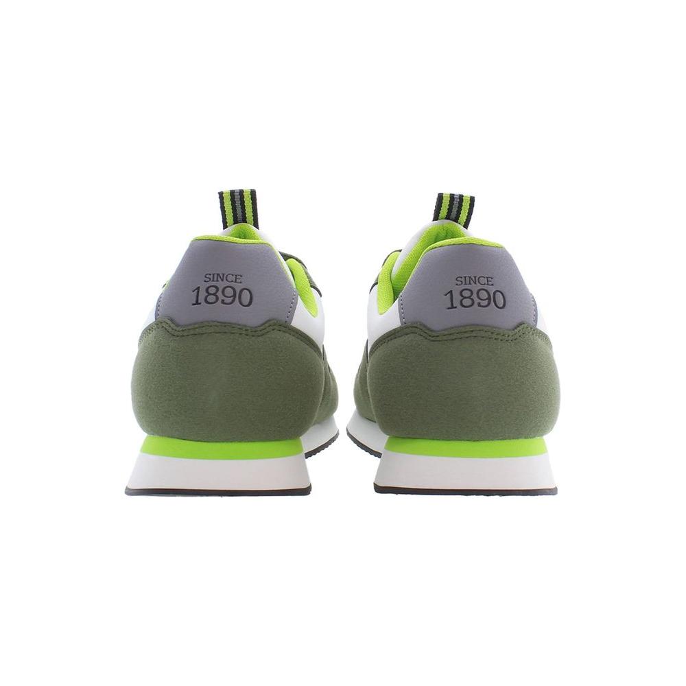 U.S. POLO ASSN. Green Polyester Men Sneaker