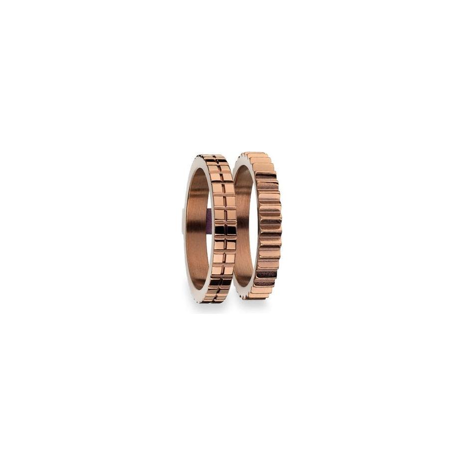 AN JEWELS JEWELRY Mod. AR.R2NS03SBR-9 Ring AN JEWELS Rosy Brown