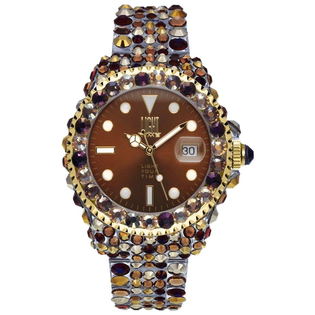 LIGHT TIME Mod. MEDITERRANEO WATCHES LIGHT TIME Dark Olive Green