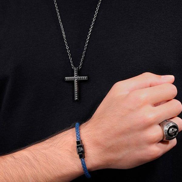 POLICE JEWELS JEWELRY Mod. PEAGB0001404 Bracelet POLICE JEWELS Black