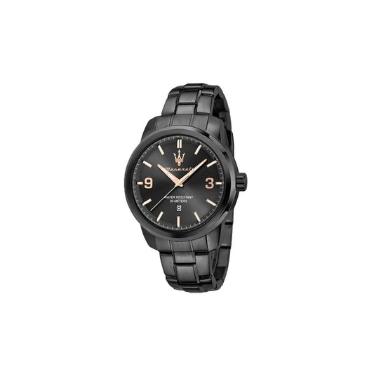 Maserati Gray Stainless Steel Dress Watch 1728,67434610848,Accessories,Dress Watches - Watches - Accessories,Gray,Maserati,Men,New with tags,Watches - Accessories