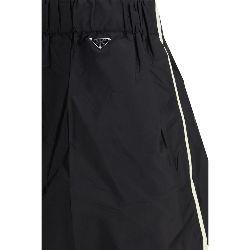 Prada Black Recycled Polyamide Bermuda Shorts 1728,72470364320,Bermuda - Shorts - Clothing,Black,Clothing,IT38 | S,IT40 | M,IT42 | L,New with tags,Prada,Shorts - Clothing,Women