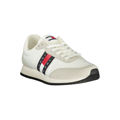Tommy Hilfiger White Polyurethane Men Sneaker 1728,67403481248,Athletic - Sneakers - Shoes,EU40/US7,EU41/US8,EU42/US9,EU43/US10,EU44/US11,EU45/US12,EU46,Men,New with tags,Shoes,Sneakers - Shoes,Tommy Hilfiger,White