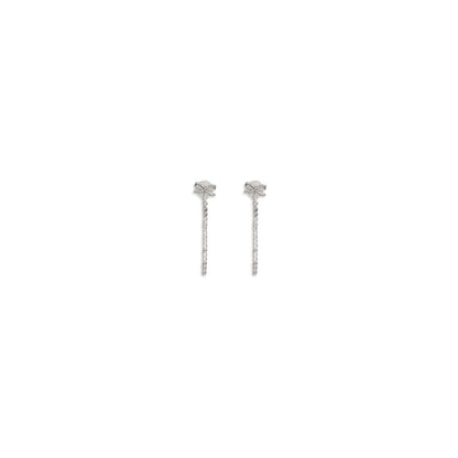 Self-Portrait Silver Brass Earrings