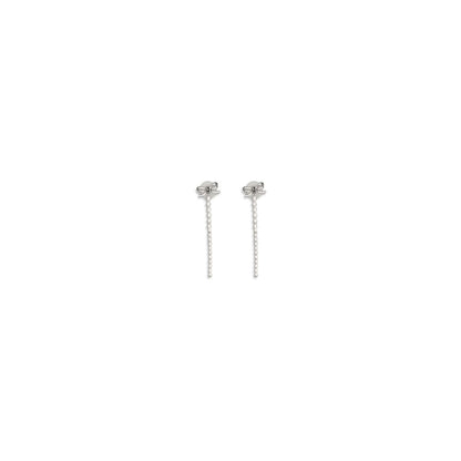 Self-Portrait Silver Brass Earrings