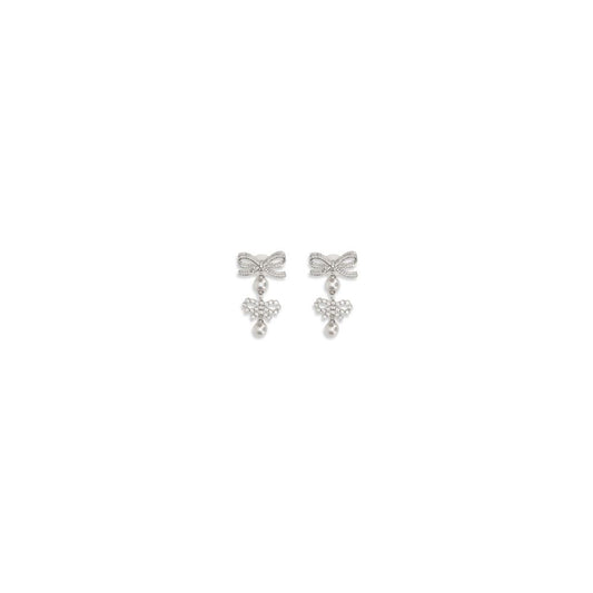 Self-Portrait Silver Brass Earrings