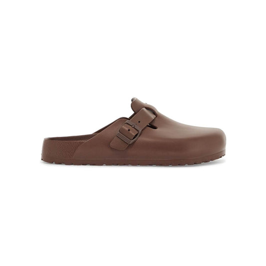 Birkenstock boston eva slippers brown with buckle for men