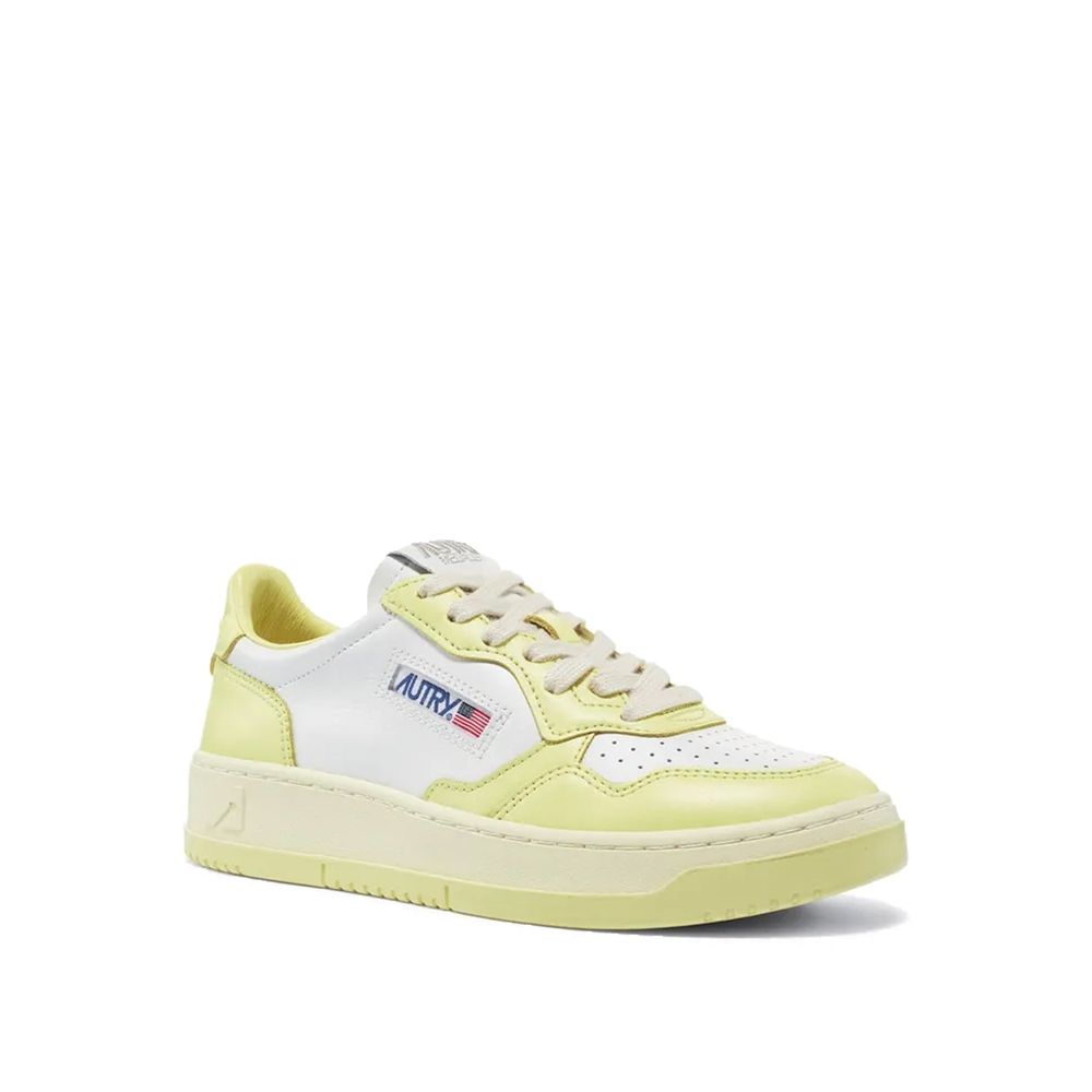 Autry White Leather Low Top Sneakers 1728,75611013280,Autry,EU36/US6,EU38/US8,EU39/US9,EU40/US10,EU41/US11,Low Tops - Sneakers - Shoes,New with tags,Shoes,Sneakers - Shoes,White,Women