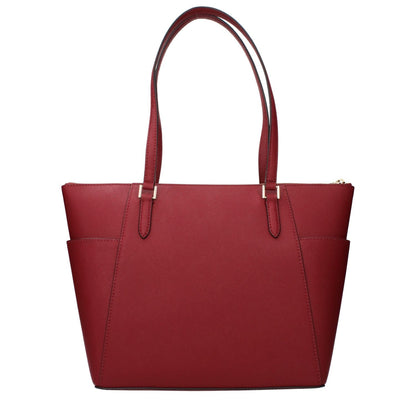 Michael Kors Red Leather Shoulder Bag 1728,75667636384,Bags,Michael Kors,New with tags,Red,Shoulder Bags - Bags,Women