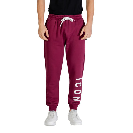 Icon Bordeaux Cotton Joggers (Workout Pants) 1728,71956299936,Bordeaux,Clothing,Icon,IT42 | XS,IT52 | XL,Joggers (workout pants) - Sportswear - Clothing,Men,New with tags,Sportswear - Clothing